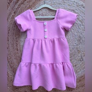 Janie and Jack Girls Pink Dress. Size 4T.